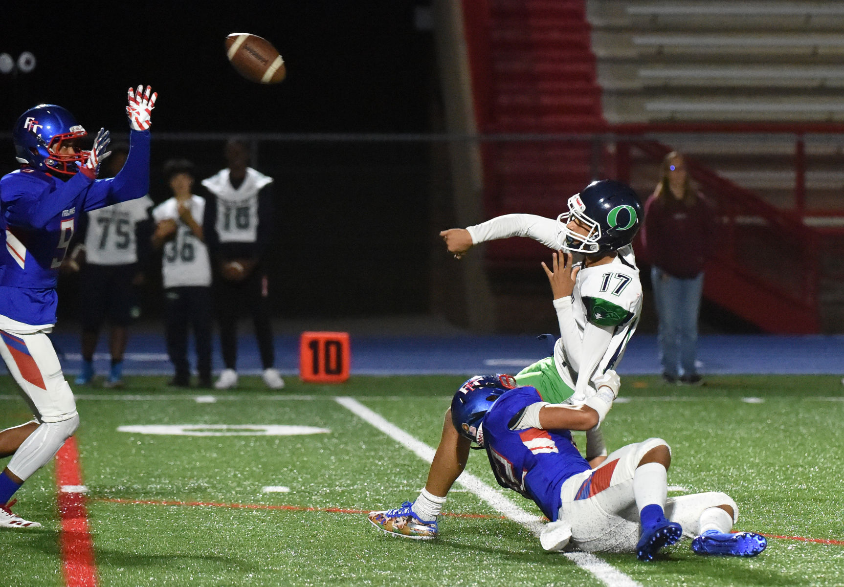 PHOTOS: Fountain-Fort Carson Trojans (21) Overland Trailblazers (29)